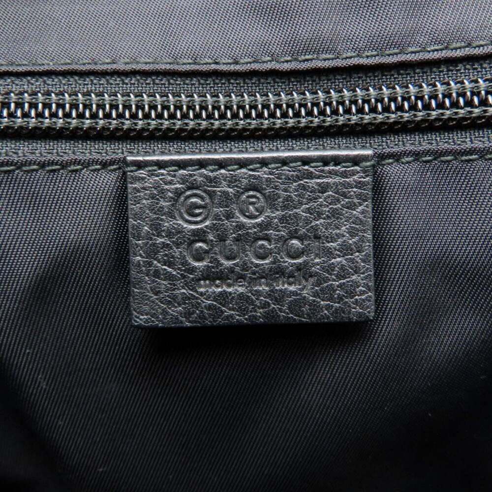 GUCCI Black Leather Shoulder Bag - Picture 8 of 16